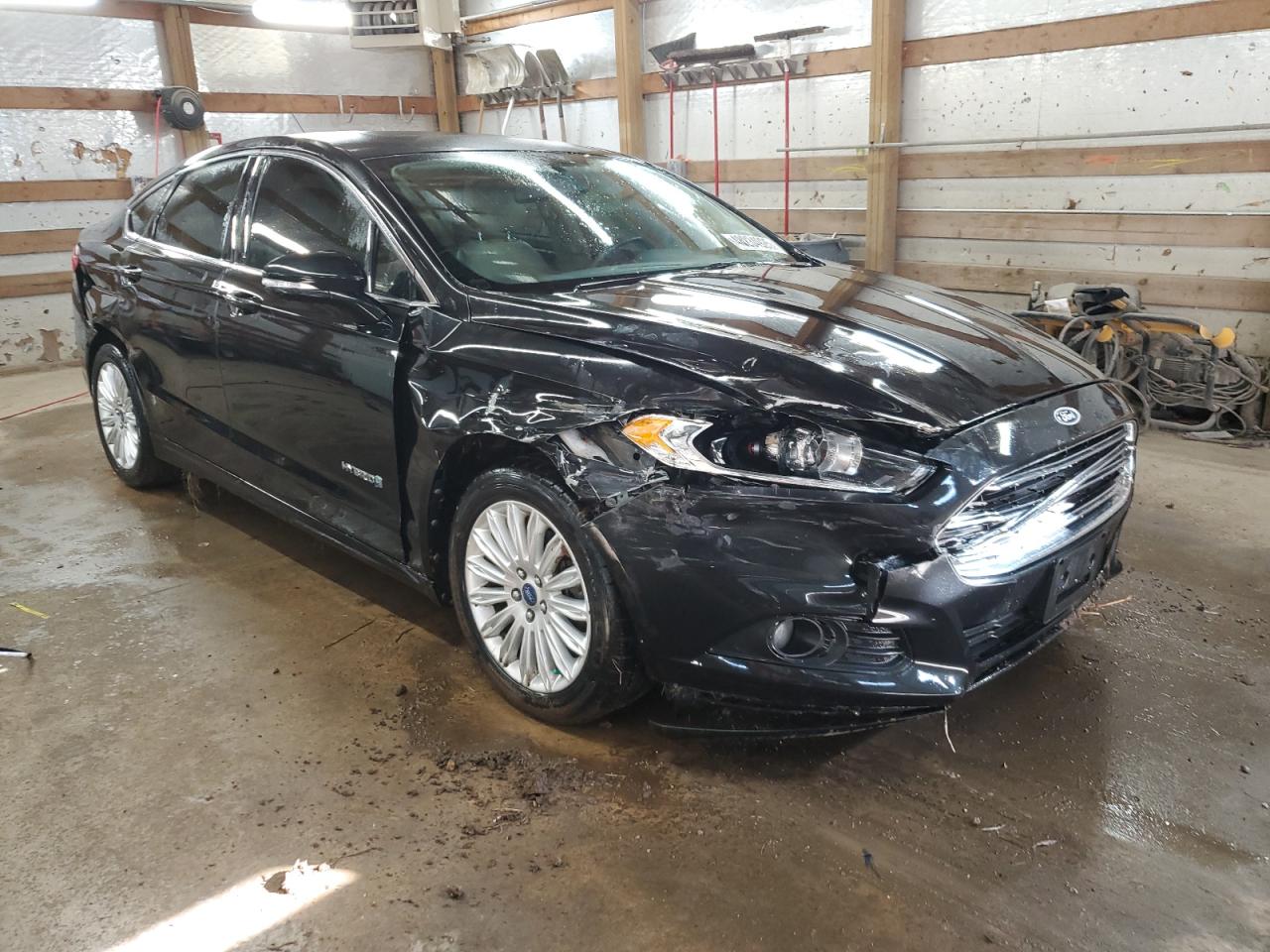 2013 Ford Fusion VIN 3FA6P0LU5DR153361 Copart auction photo, front end / side damage thumbnail 4