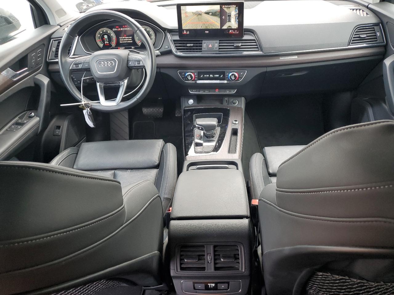 2021 Audi Q5 VIN WA1BAAFY6M2045747 Copart auction photo, front end damage thumbnail 8