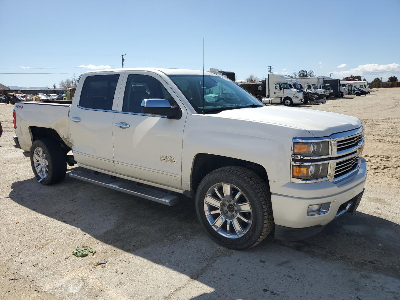 2015 Chevrolet Silverado VIN 3GCUKTEC0FG260919 Copart auction photo, side / undercarriage damage thumbnail 4