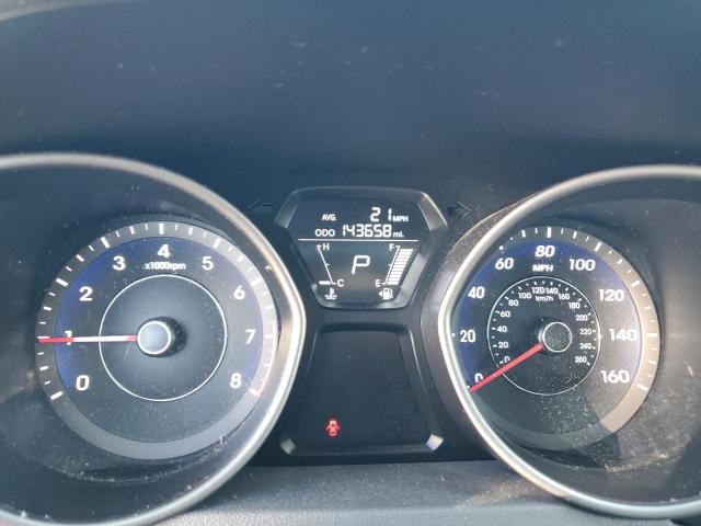 2013 Hyundai Elantra VIN 5NPDH4AE0DH376864 Copart auction photo, front end / side damage thumbnail 9
