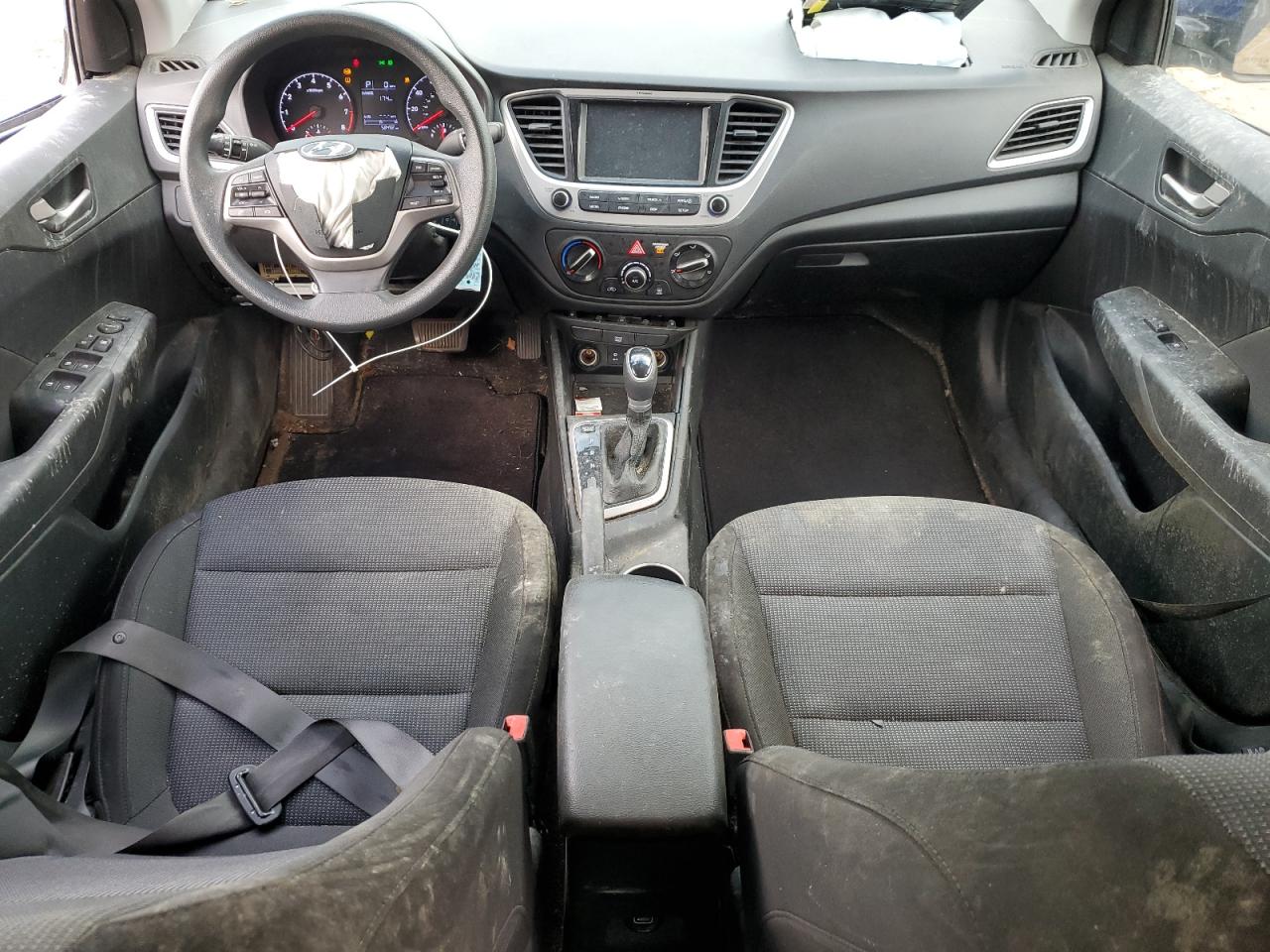2021 Hyundai Accent VIN 3KPC24A60ME134523 Copart auction photo, front end / rear end damage thumbnail 8