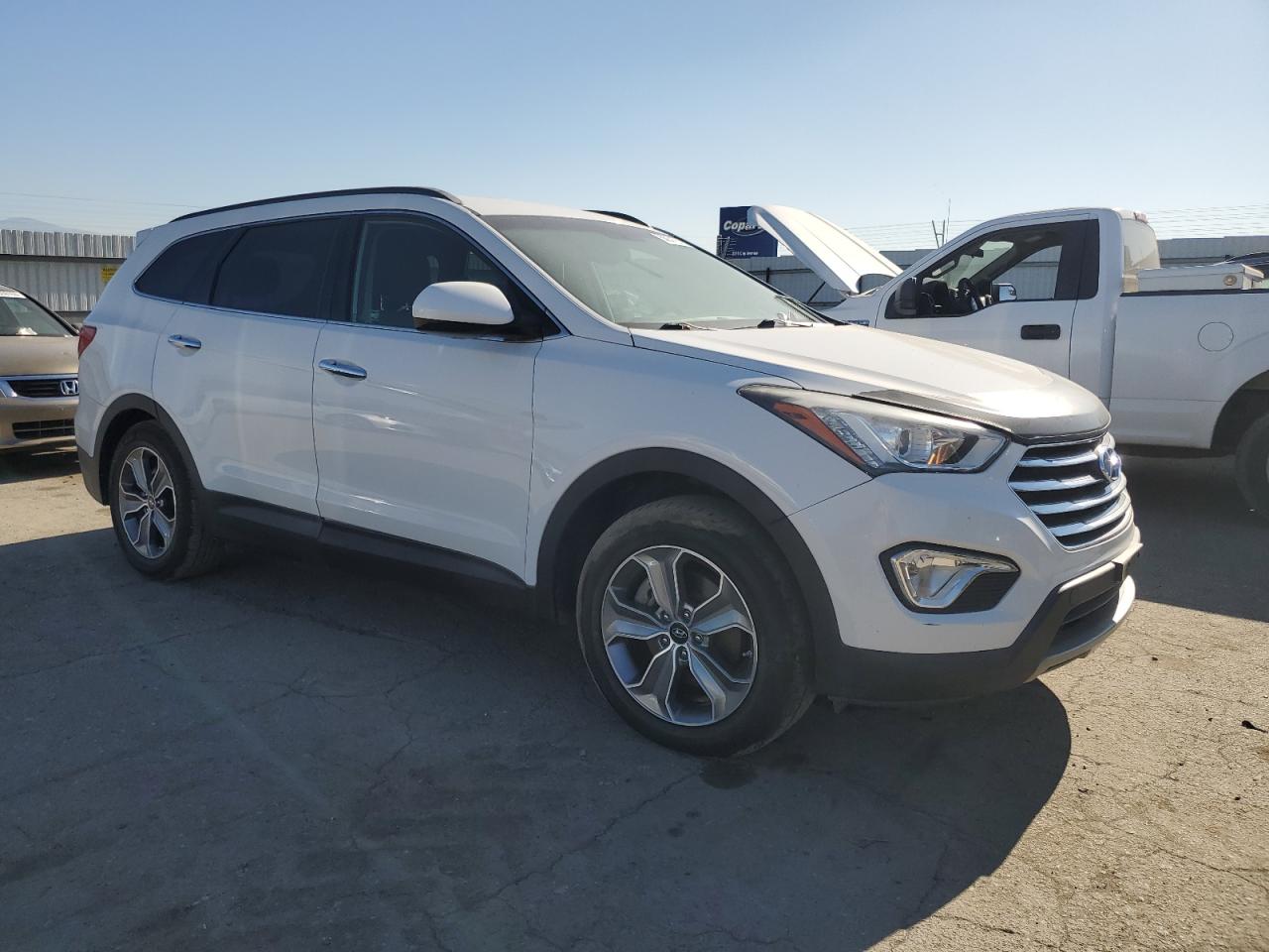 2016 Hyundai Santa Fe VIN KM8SM4HF6GU155020 Copart auction photo, undercarriage damage thumbnail 4