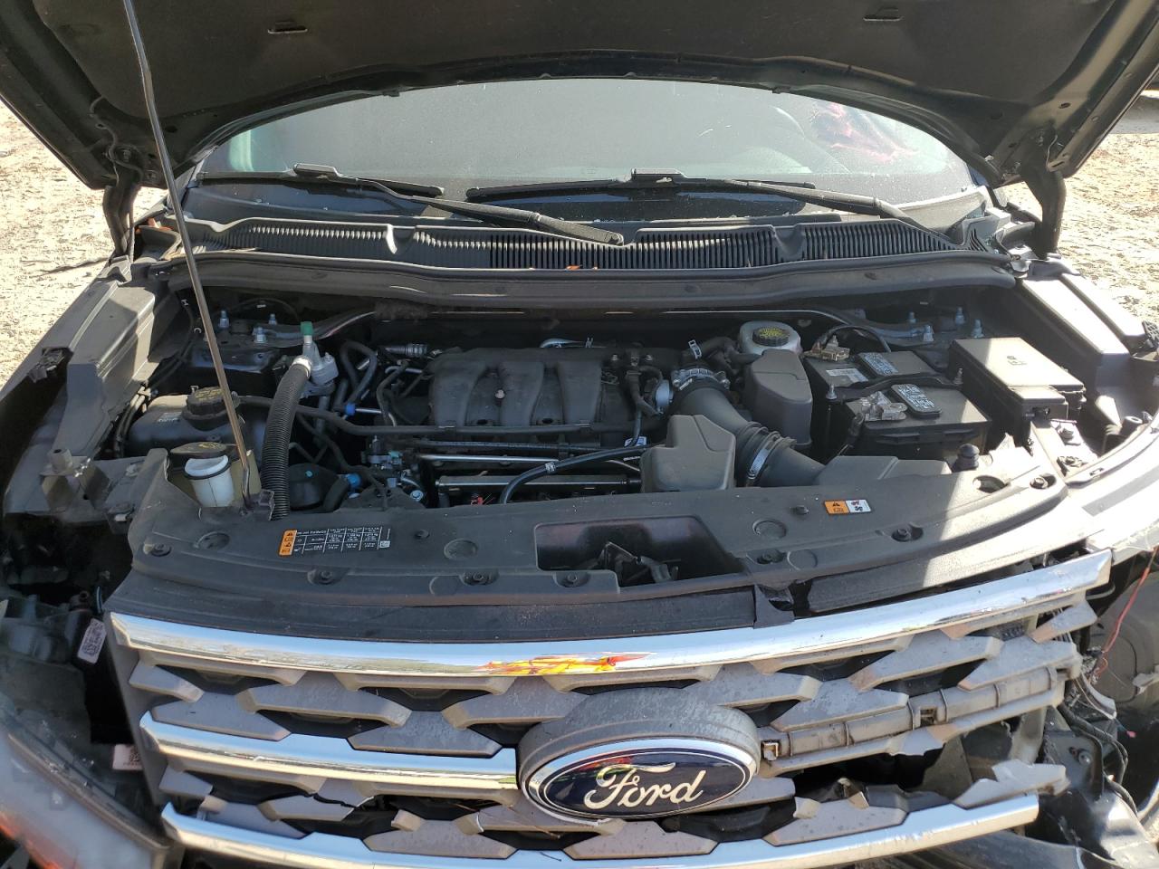 2018 Ford Explorer VIN 1FM5K7D83JGB52206 Copart auction photo, front end damage thumbnail 13