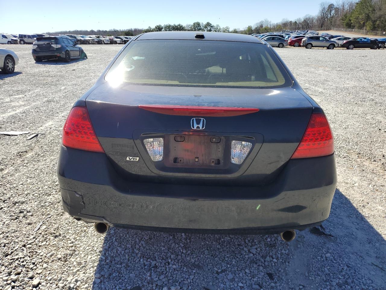 2007 Honda Accord VIN 1HGCM665X7A035609 Copart auction photo, all over / mechanical damage thumbnail 6