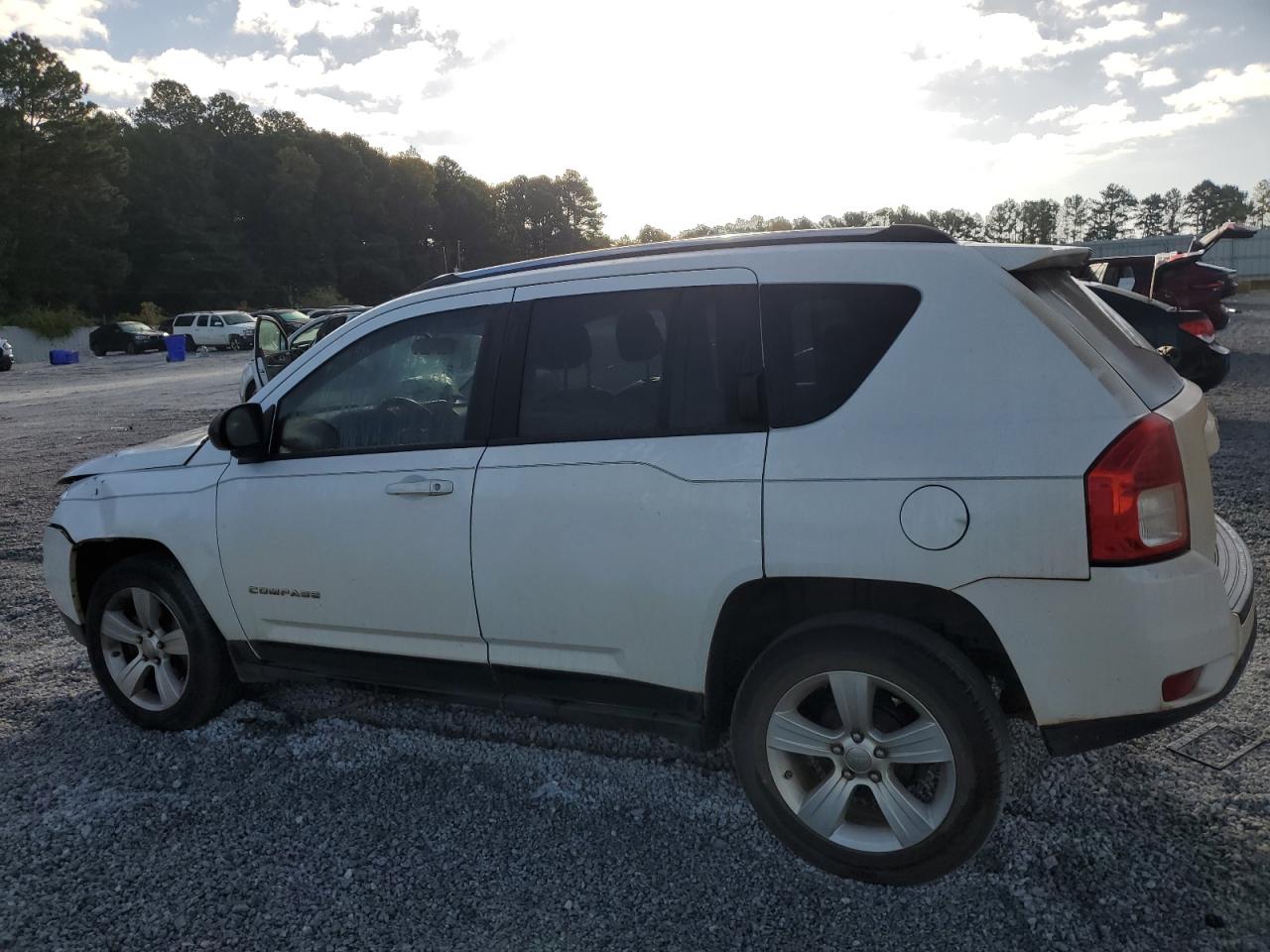 2012 Jeep Compass VIN 1C4NJCEA2CD666392 Copart auction photo, front end damage thumbnail 2
