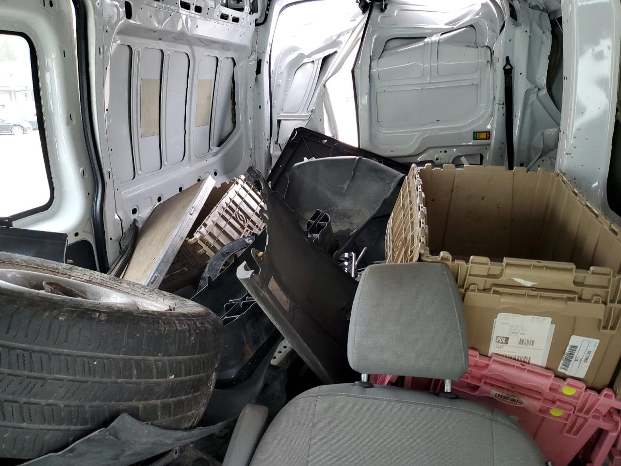 2018 Ford Transit VIN 1FTYR2XM1JKA30515 Copart auction photo, all over damage thumbnail 11
