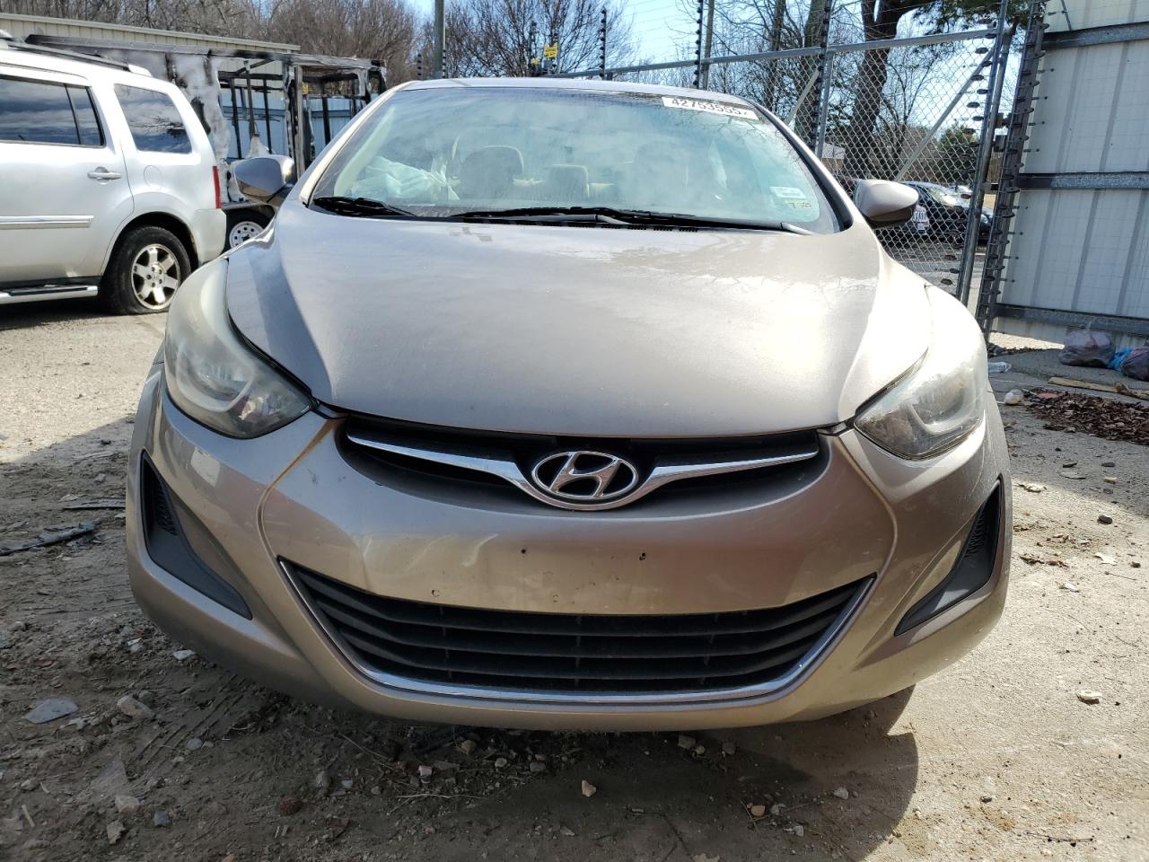 2016 Hyundai Elantra VIN 5NPDH4AE4GH685371 Copart auction photo, side / minor dent/scratches damage thumbnail 5