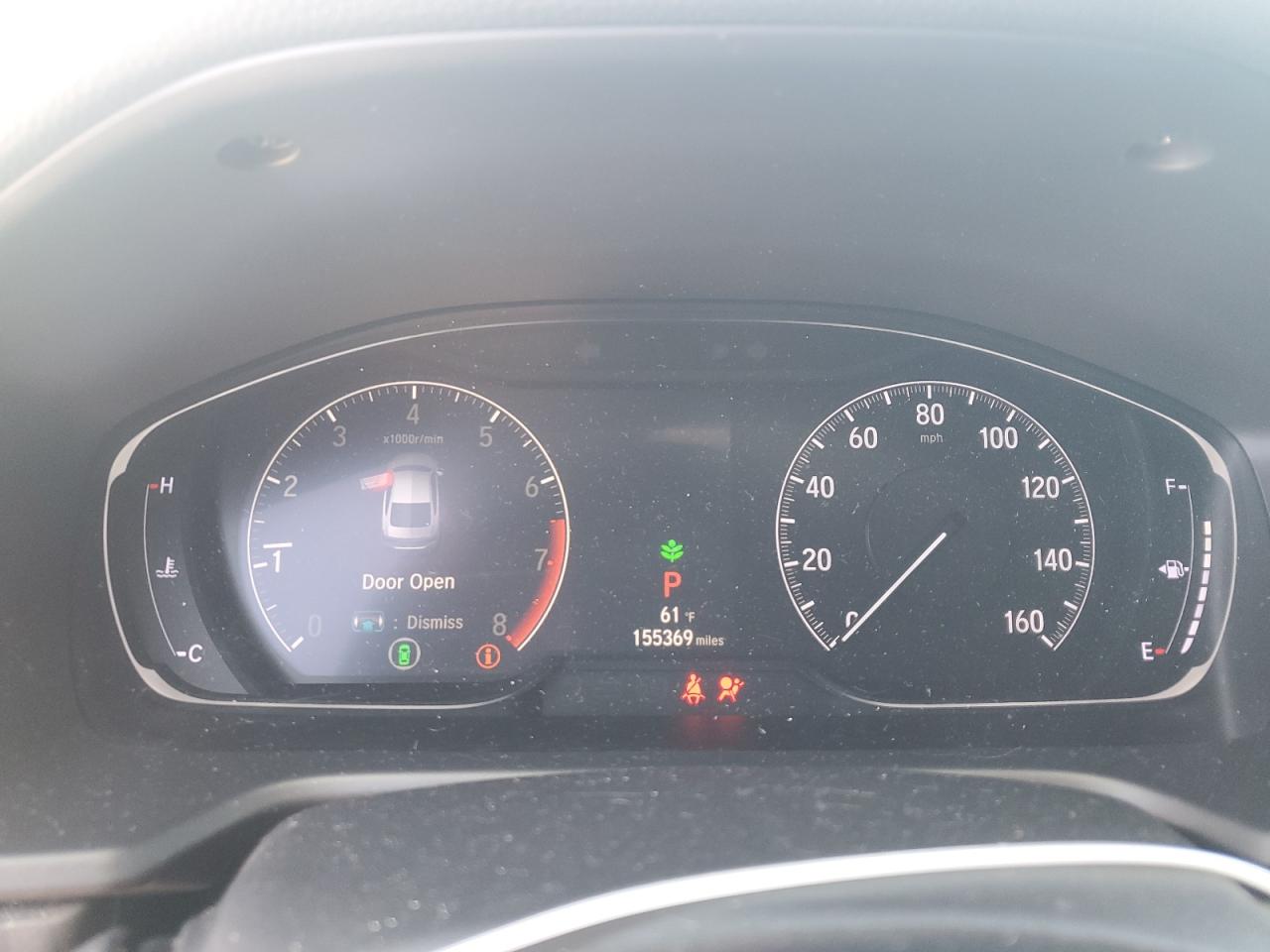 2019 Honda Accord VIN 1HGCV1F56KA038306 Copart auction photo, all over damage thumbnail 9