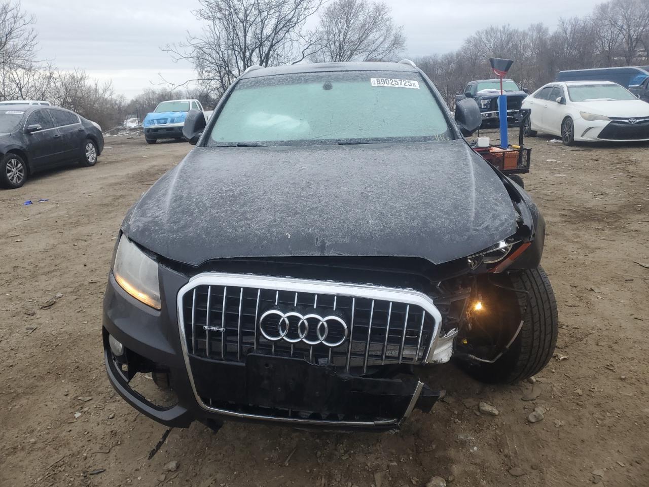 2014 Audi Q5 VIN WA1CFAFP8EA003570 Copart auction photo, front end damage thumbnail 5