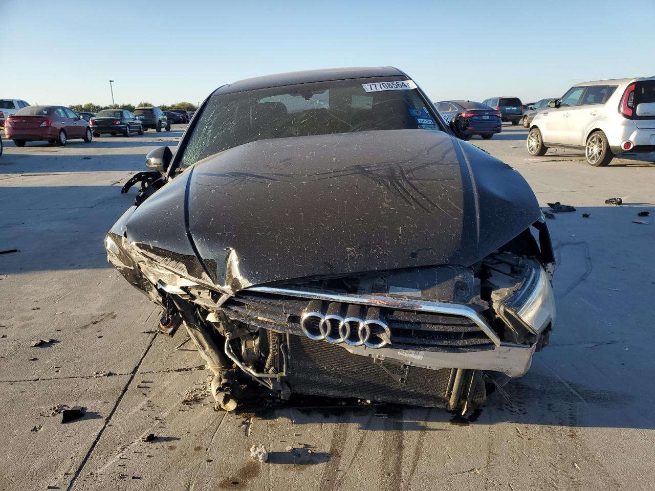 2017 Audi A3 VIN WAUAUGFF2H1031265 Copart auction photo, front end / side damage thumbnail 5