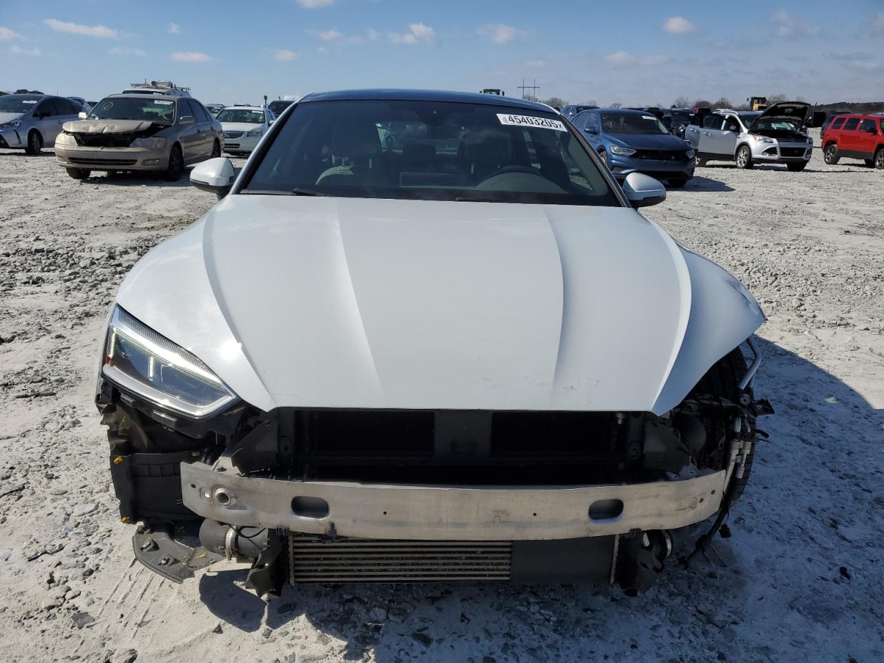 2018 Audi A5 VIN WAUBNCF56JA052871 Copart auction photo, front end damage thumbnail 5