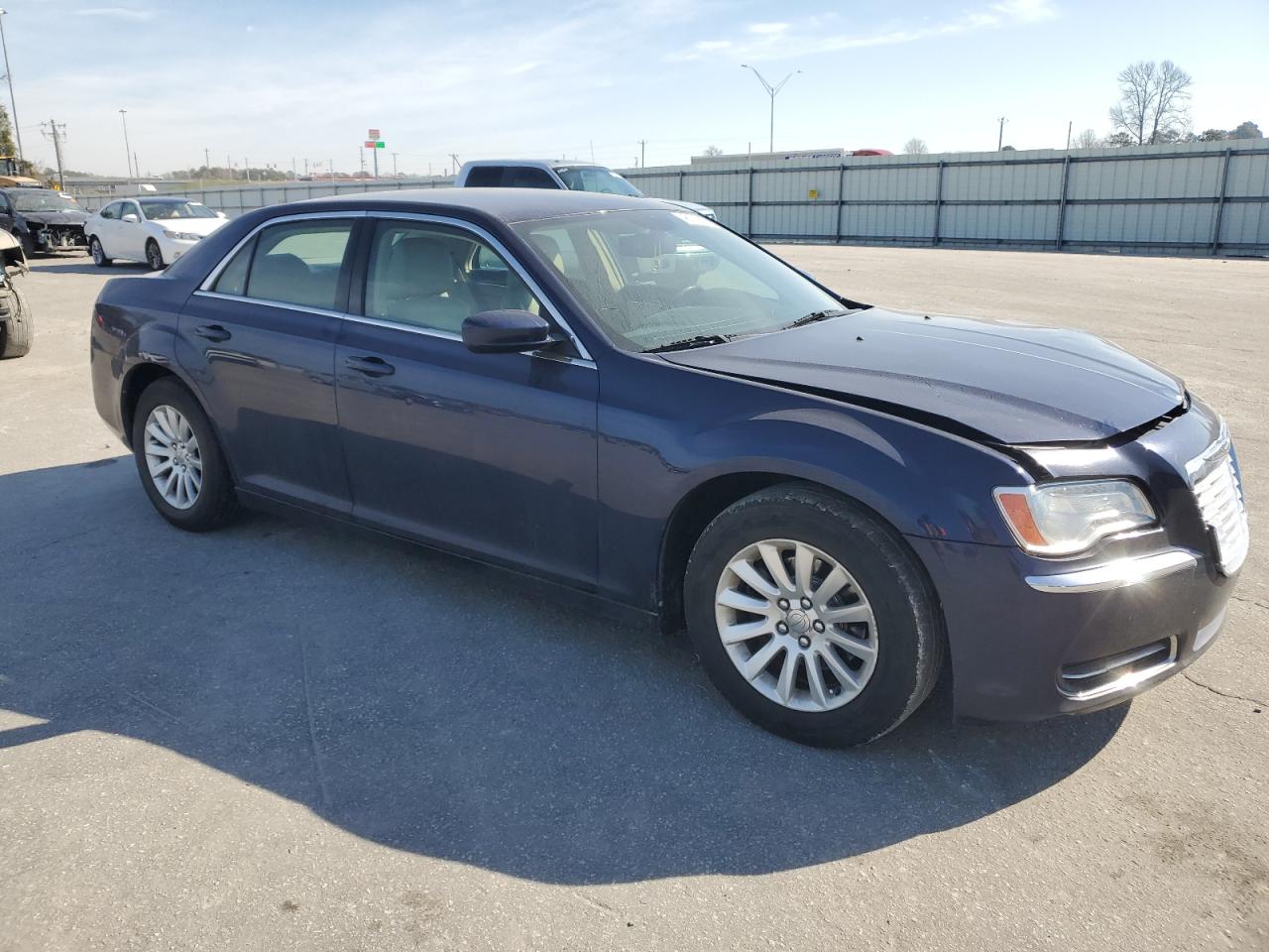 2014 Chrysler 300 VIN 2C3CCAAG4EH380148 Copart auction photo, front end damage thumbnail 4