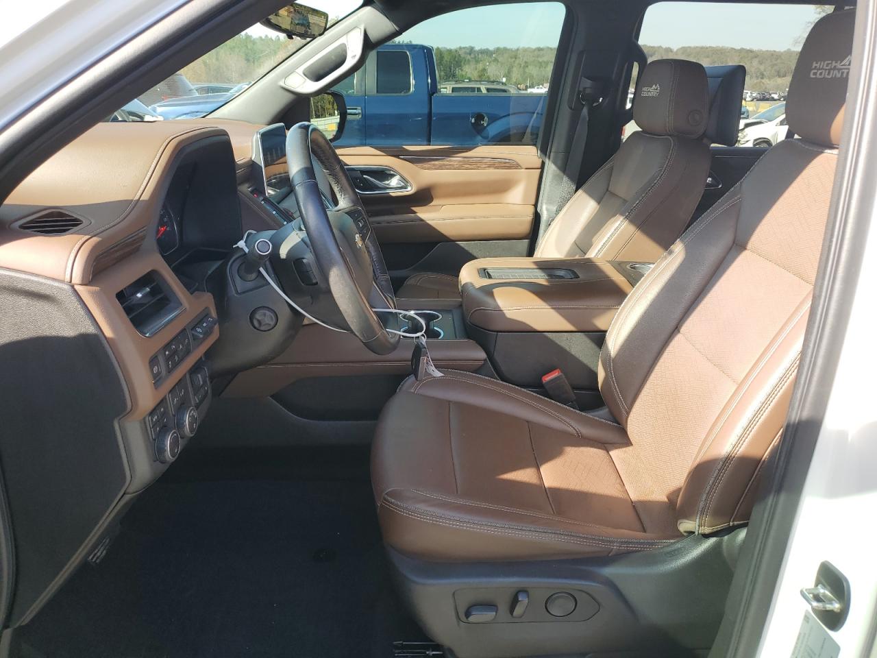 2021 Chevrolet Tahoe VIN 1GNSKTKLXMR228088 Copart auction photo, front end / undercarriage damage thumbnail 7