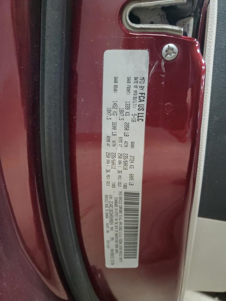 2017 Chrysler Pacifica VIN 2C4RC1BG3HR509824 Copart auction photo, front end damage thumbnail 13