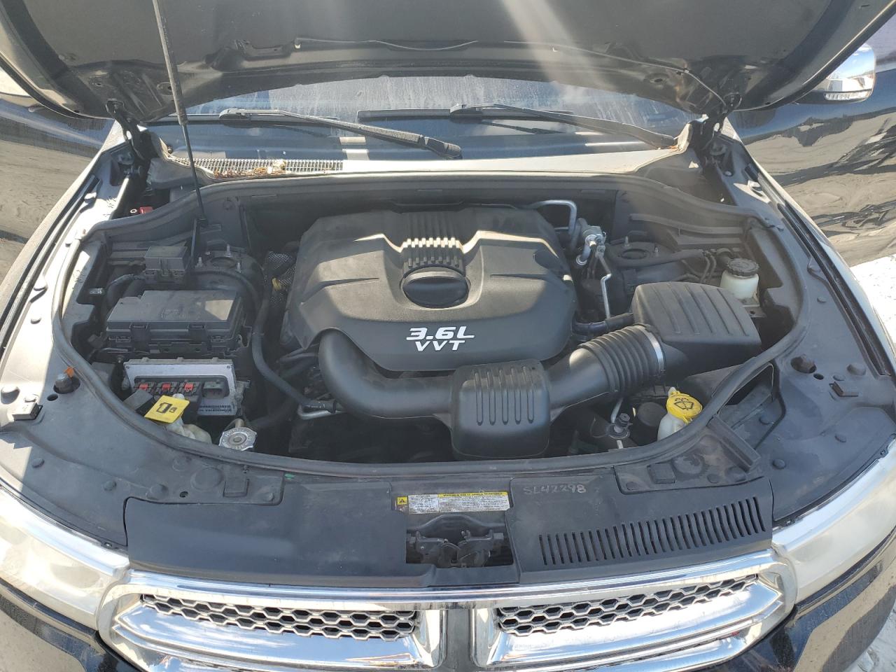 2013 Dodge Durango VIN 1C4RDJEG3DC638156 Copart auction photo, side / undercarriage damage thumbnail 13