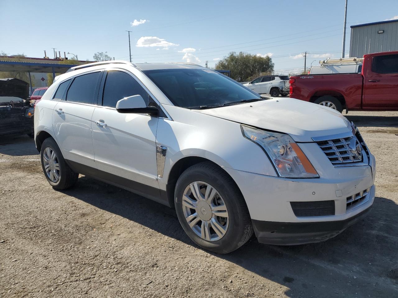 2014 Cadillac SRX VIN 3GYFNBE34ES641219 Copart auction photo, front end damage thumbnail 4