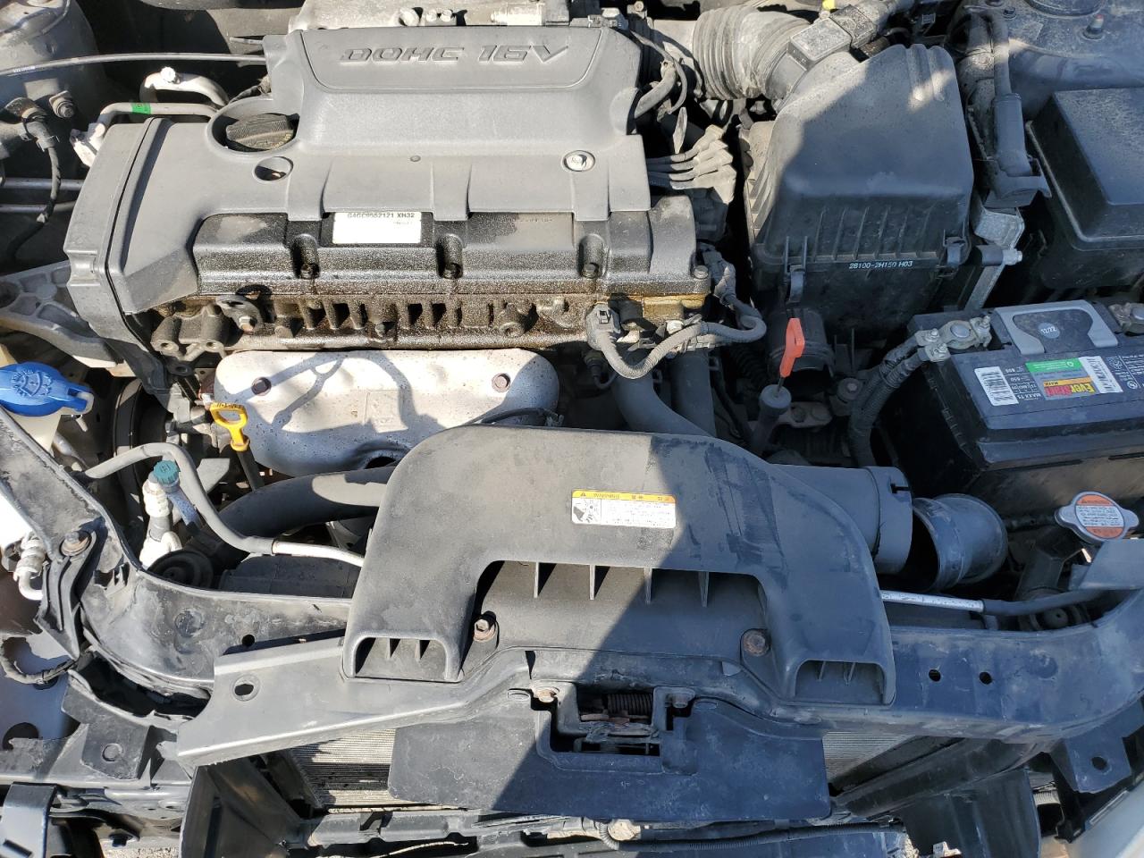 2009 Hyundai Elantra VIN KMHDU46D49U785972 Copart auction photo, front end damage thumbnail 11