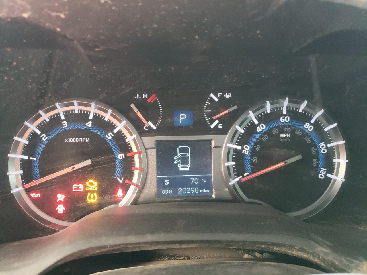 2019 Toyota 4Runner VIN JTEBU5JR8K5632267 Copart auction photo, front end / side damage thumbnail 9