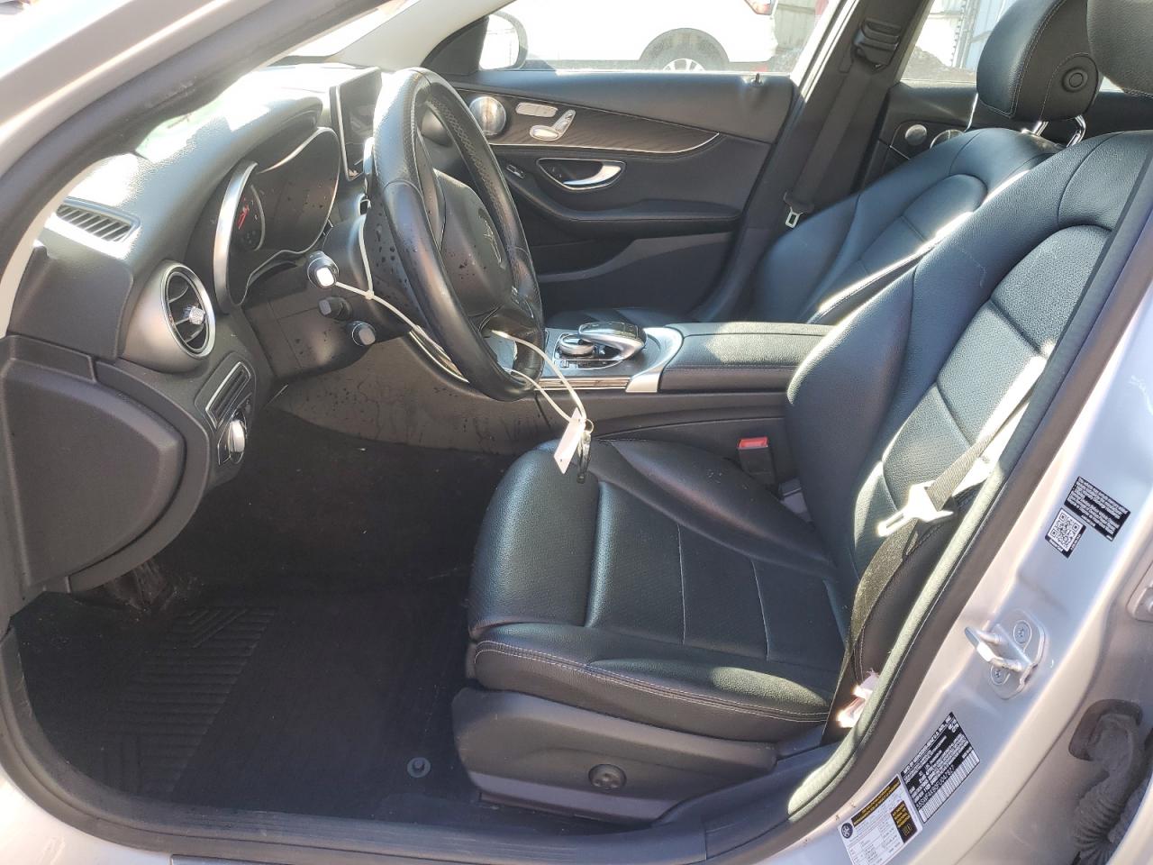 2015 Mercedes-Benz C-klasse VIN 55SWF4KB0FU047827 Copart auction photo, side / rear end damage thumbnail 7