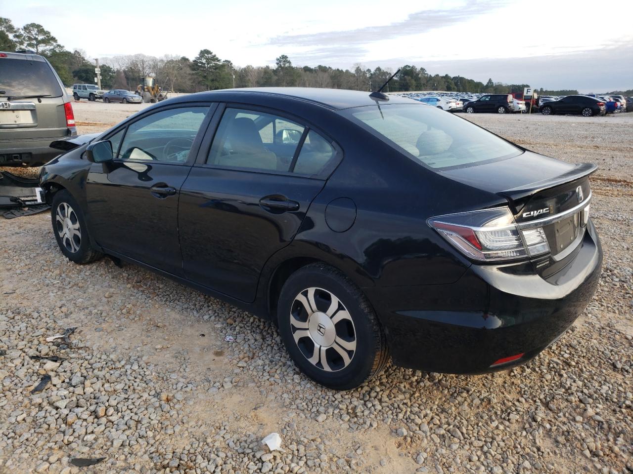 2015 Honda Civic VIN 19XFB4F26FE000069 Copart auction photo, front end / side damage thumbnail 2
