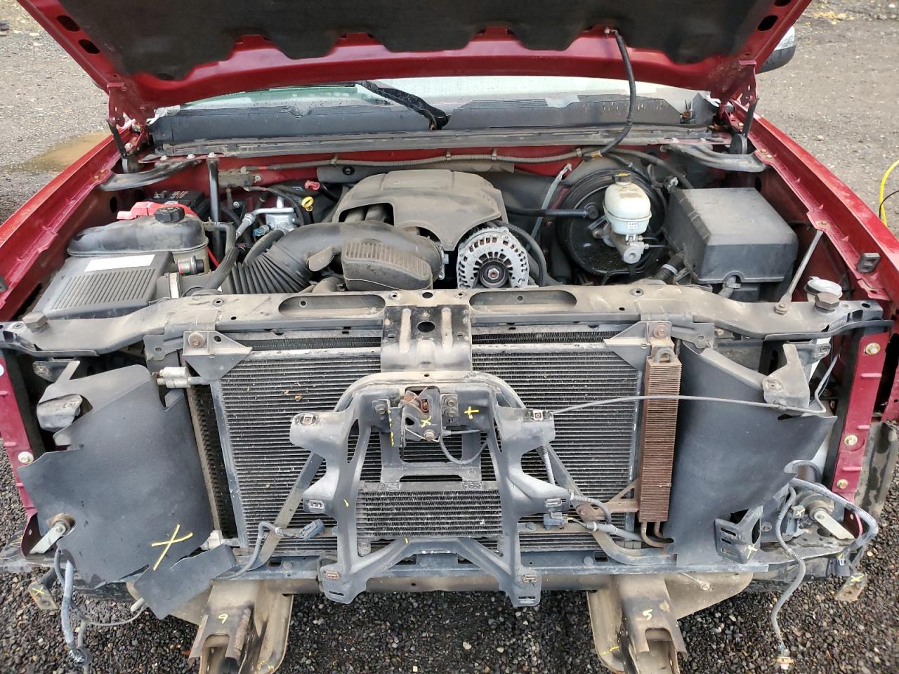 2007 Chevrolet Silverado VIN 1GCEK19J07Z516706 Copart auction photo, front end damage thumbnail 11