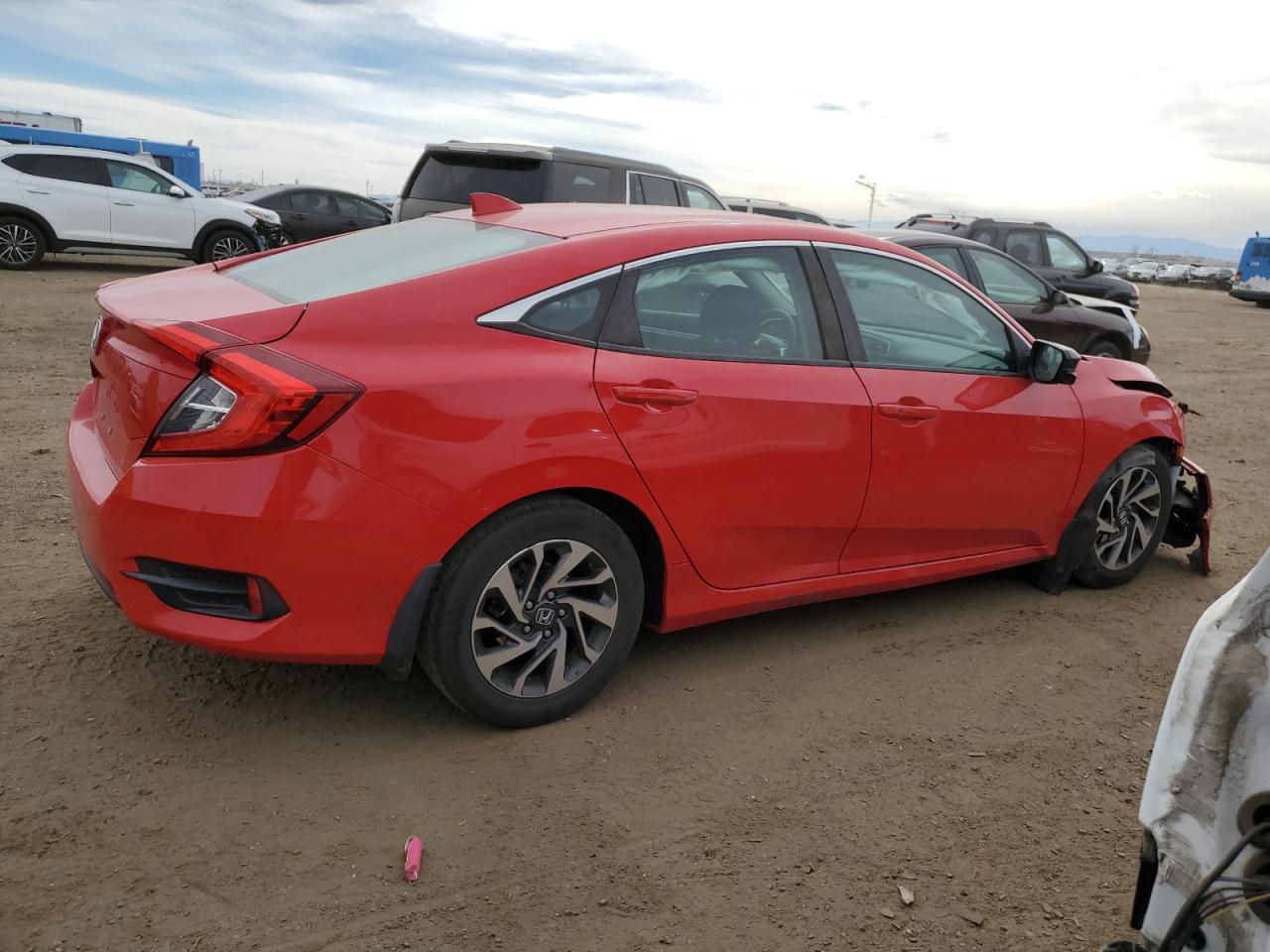 2017 Honda Civic VIN 2HGFC2F75HH567895 Copart auction photo, front end damage thumbnail 3