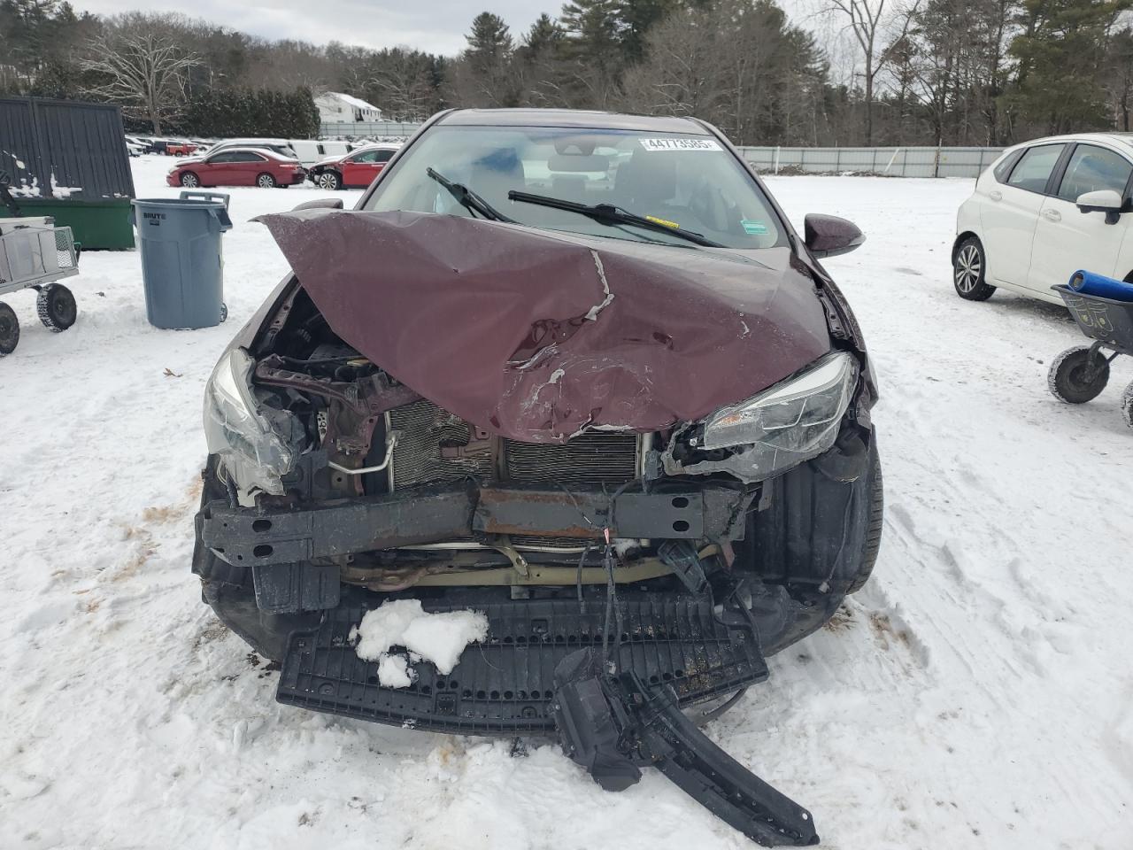 2017 Toyota Corolla VIN 5YFBURHE9HP646947 Copart auction photo, front end damage thumbnail 5