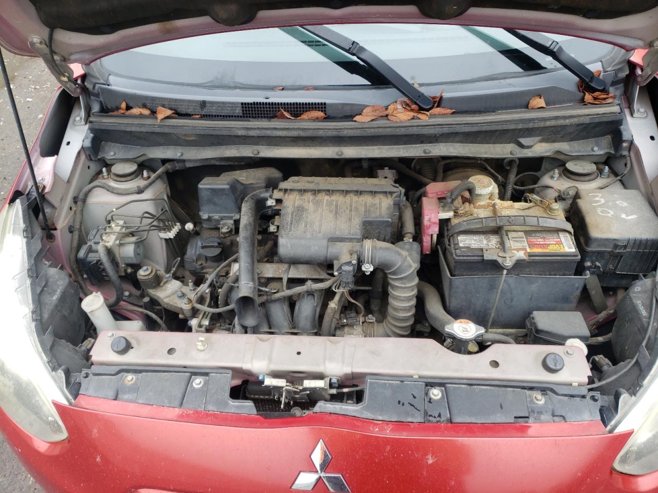 2014 Mitsubishi Mirage VIN ML32A3HJ0EH008101 Copart auction photo, rear end damage thumbnail 11