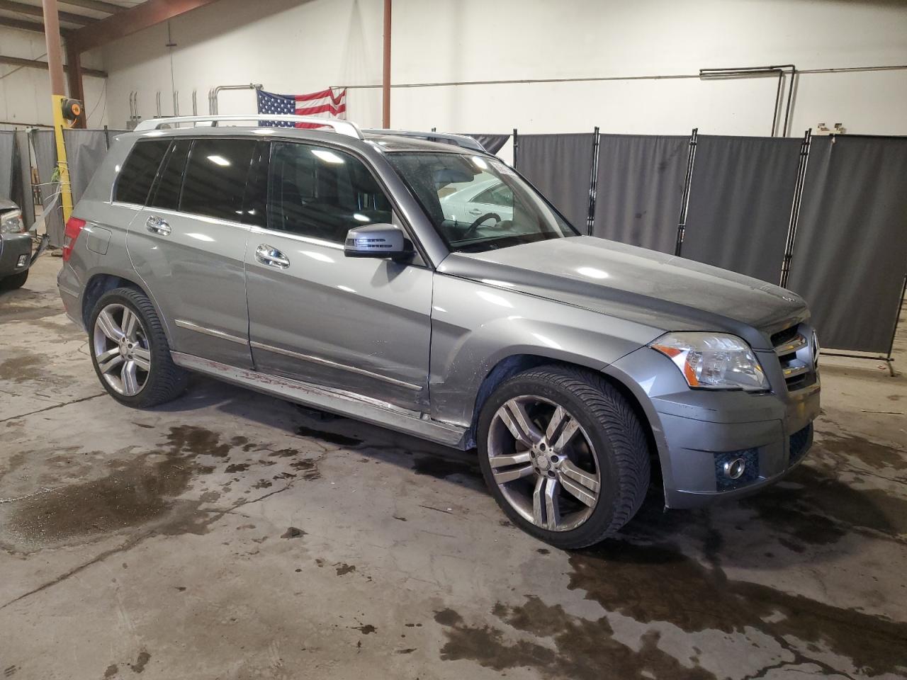 2012 Mercedes-Benz GLK-klasse VIN WDCGG8HB3CF806165 Copart auction photo, side damage thumbnail 4