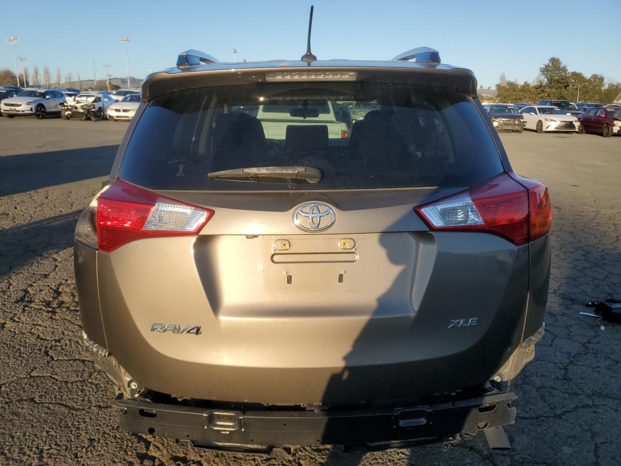 2015 Toyota RAV 4 VIN JTMWFREVXFD053307 Copart auction photo, front end / rear end damage thumbnail 6