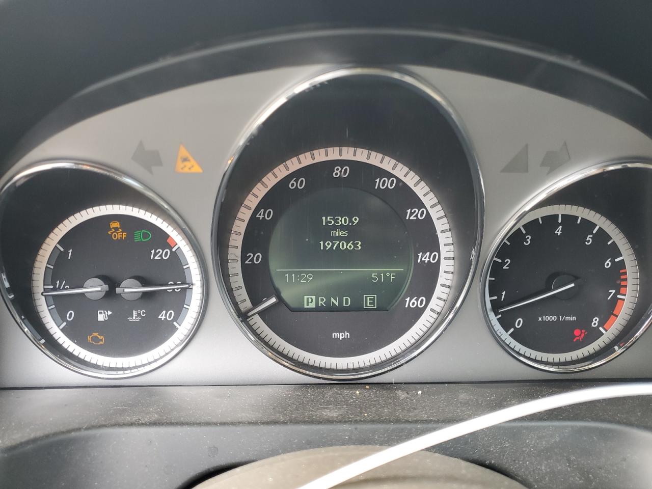 2011 Mercedes-Benz C-klasse VIN WDDGF5EB9BA521130 Copart auction photo, all over damage thumbnail 9