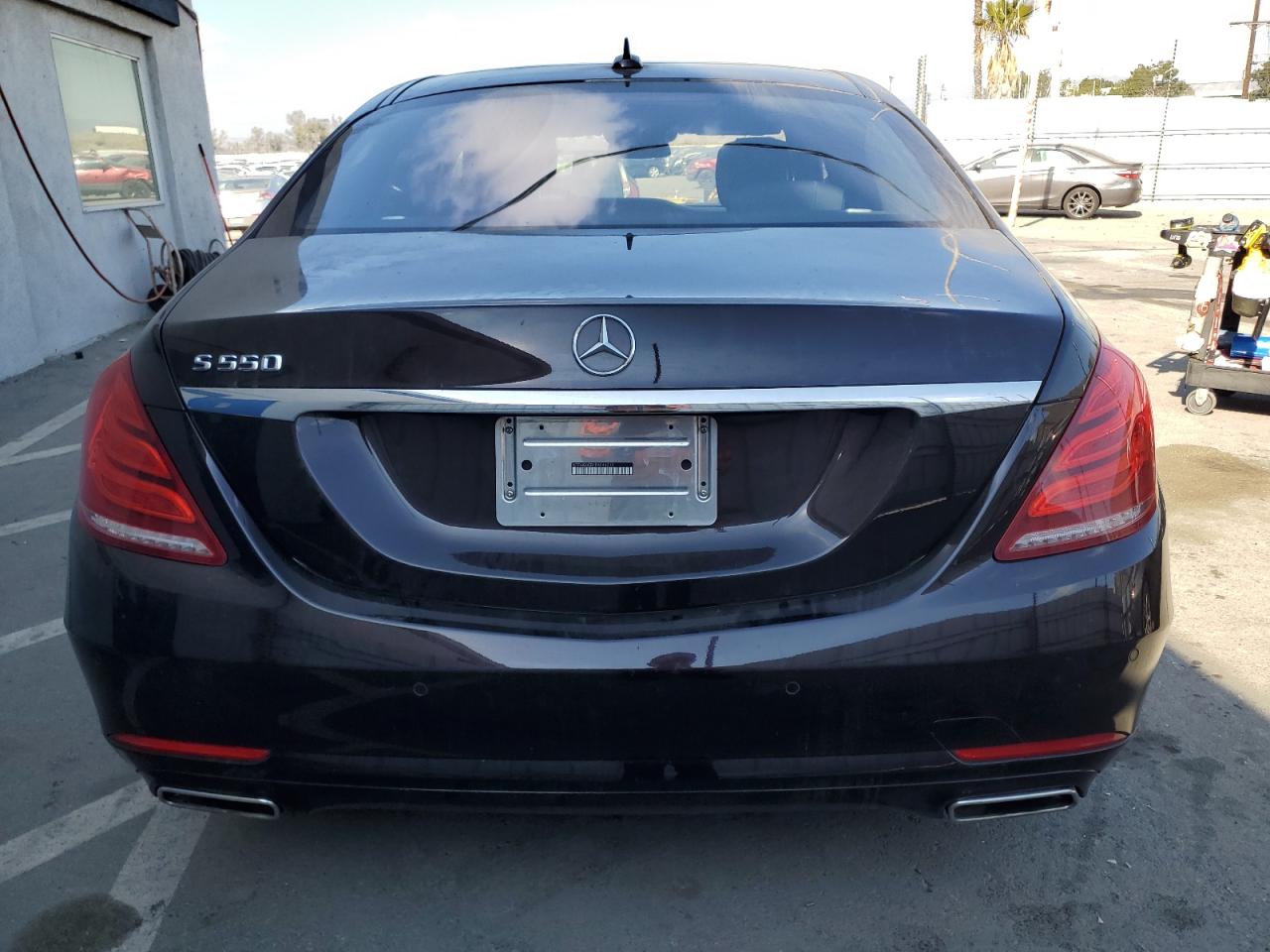 2014 Mercedes-Benz S-klasse VIN WDDUG8CB4EA044213 Copart auction photo, front end / undercarriage damage thumbnail 6