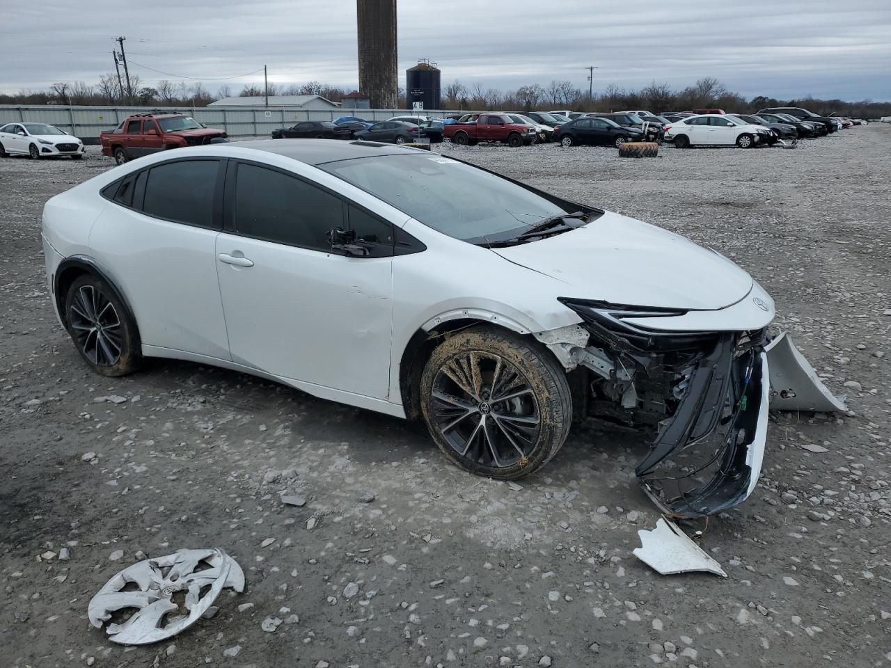 2024 Toyota Prius VIN JTDACAAU6R3018808 Copart auction photo, front end / rear end damage thumbnail 4