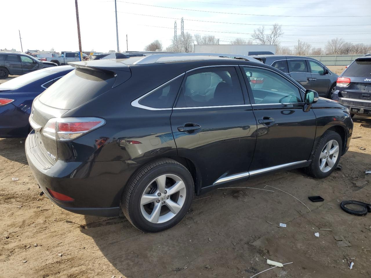 2015 Lexus RX VIN 2T2BK1BA3FC343121 Copart auction photo, side / front end damage thumbnail 3