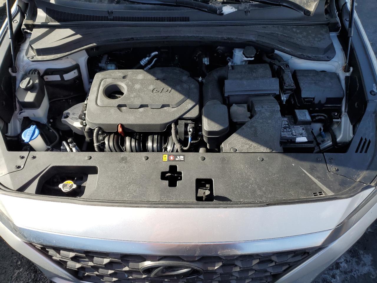 2019 Hyundai Santa Fe VIN 5NMS3CAD4KH058232 Copart auction photo, side / rear end damage thumbnail 12