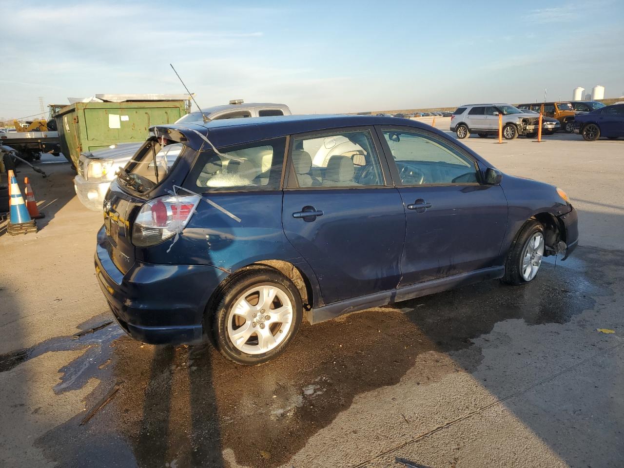 2008 Toyota Corolla VIN 2T1KR30E88C696118 Copart auction photo, rear end / side damage thumbnail 3