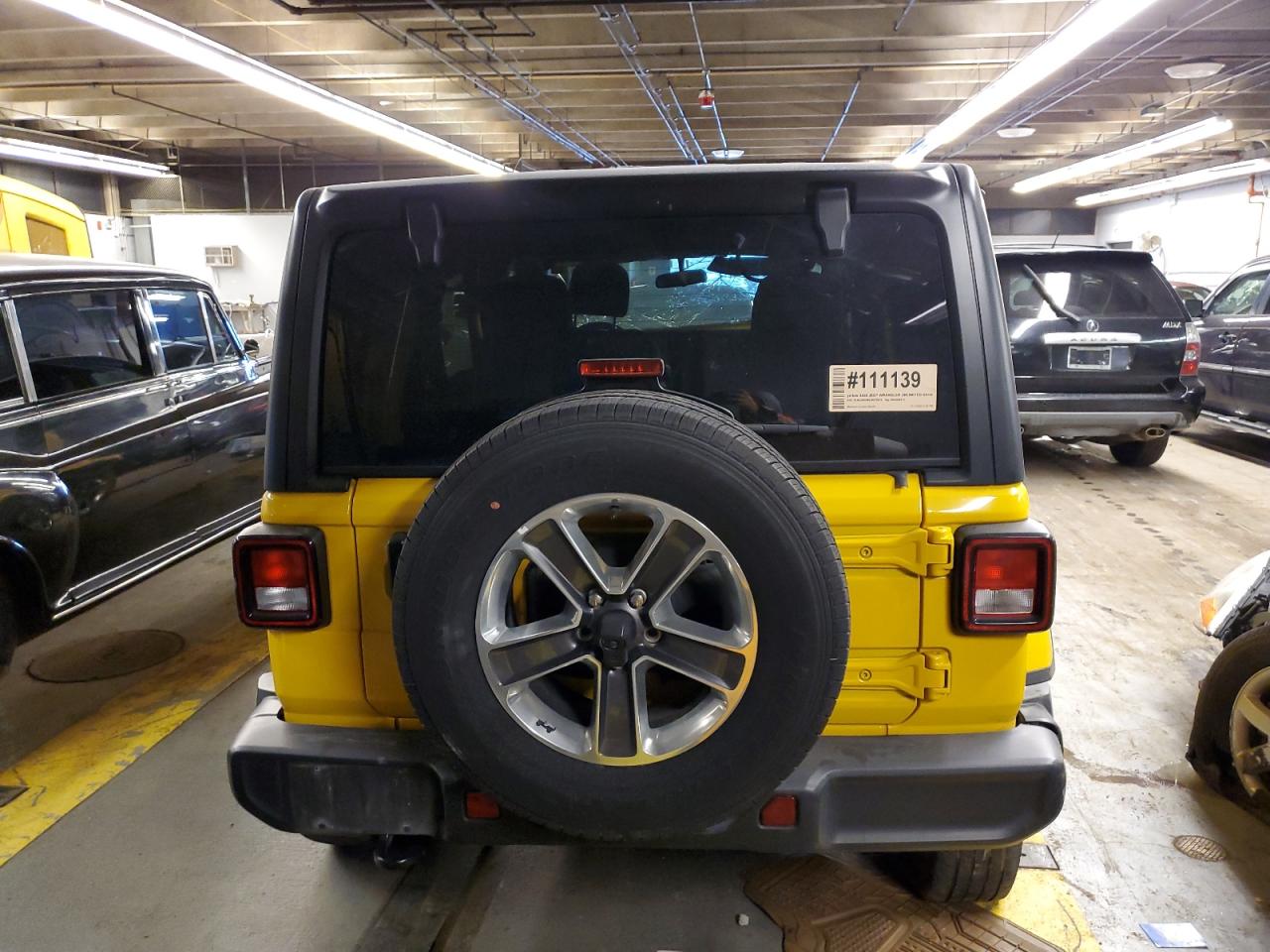 2020 Jeep Wrangler VIN 1C4HJXEN8LW272472 Copart auction photo, all over damage thumbnail 6