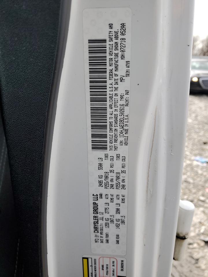 2013 Jeep Wrangler VIN 1C4HJWEG9DL502616 Copart auction photo, front end damage thumbnail 13
