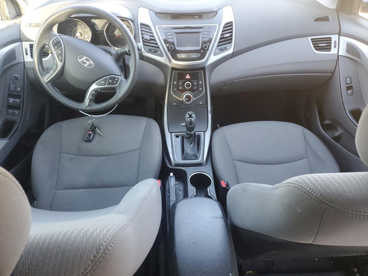 2014 Hyundai Elantra VIN 5NPDH4AEXEH474463 Copart auction photo, rollover damage thumbnail 8
