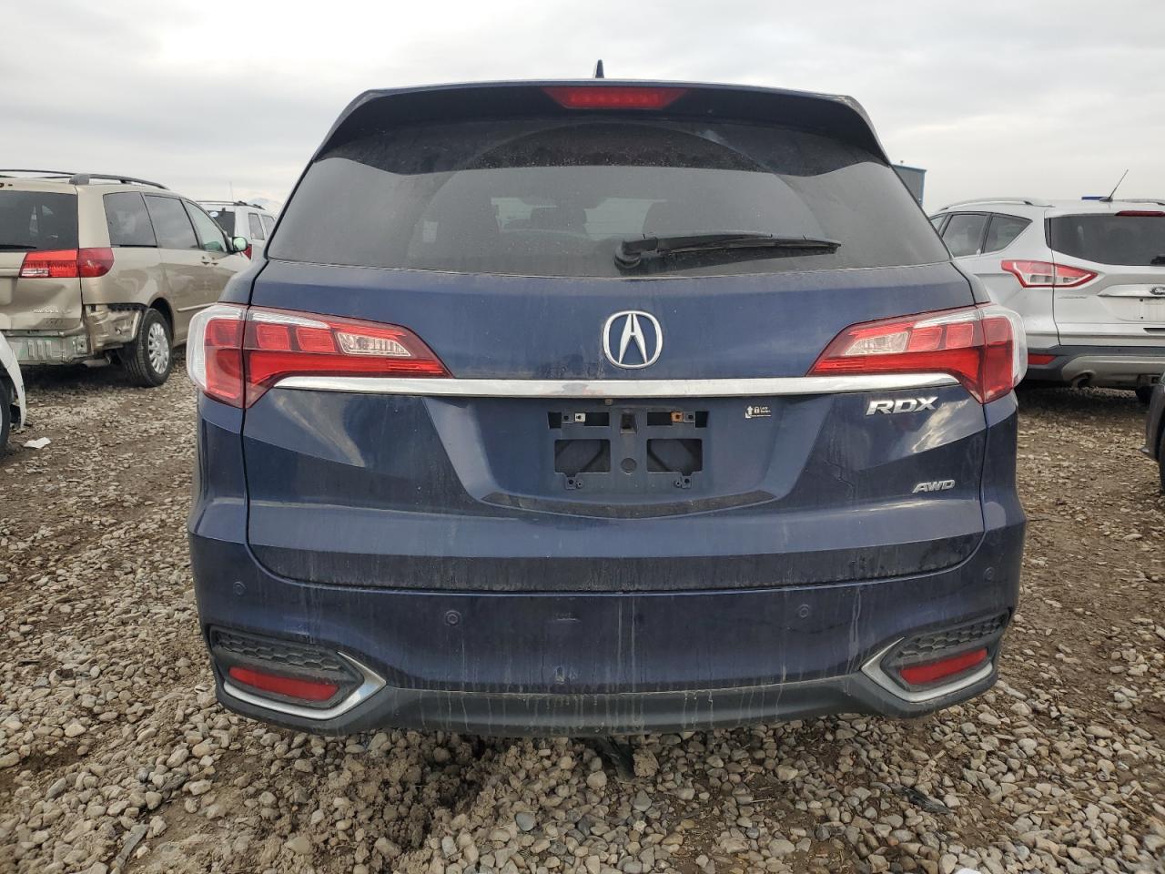 2016 Acura RDX VIN 5J8TB4H73GL010998 Copart auction photo, side / front end damage thumbnail 6