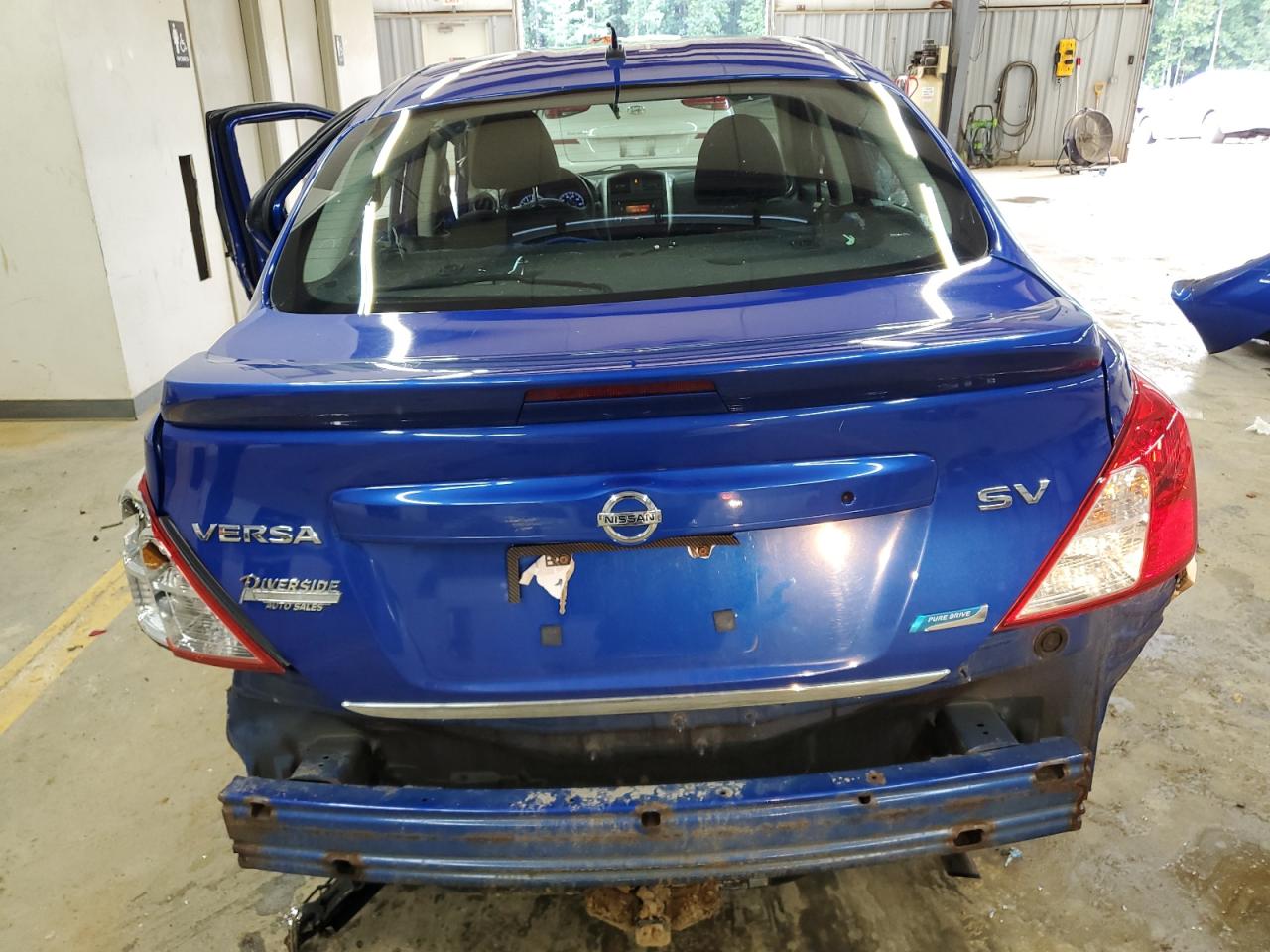 2015 Nissan Versa VIN 3N1CN7AP9FL912255 Copart auction photo, side / rear end damage thumbnail 6