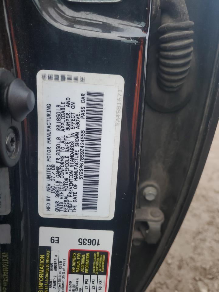 2009 Pontiac Vibe VIN 5Y2SP67859Z434555 Copart auction photo, front end damage thumbnail 13