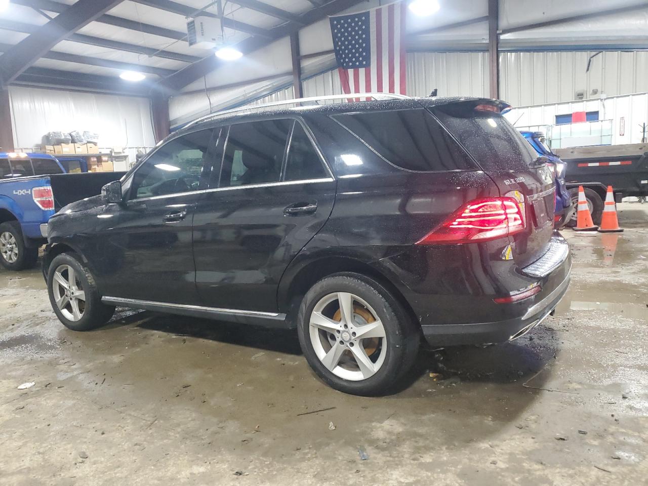 2017 Mercedes-Benz GLE VIN 4JGDA5HBXHA829578 Copart auction photo, front end damage thumbnail 2