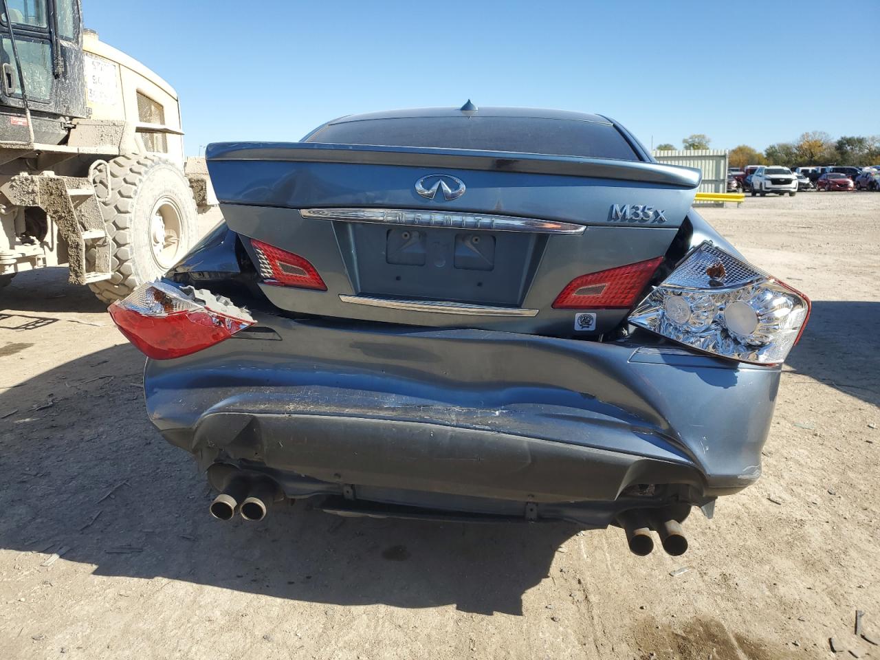 2008 Infiniti M VIN JNKAY01F38M651707 Copart auction photo, rear end / front end damage thumbnail 6