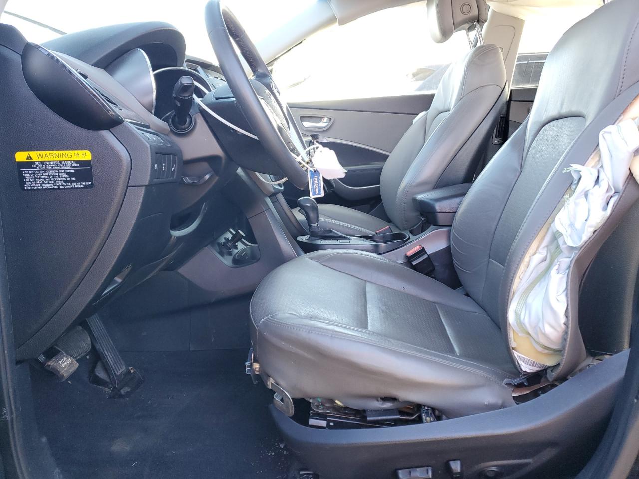 2016 Hyundai Santa Fe VIN 5XYZUDLBXGG372742 Copart auction photo, rear end / side damage thumbnail 7