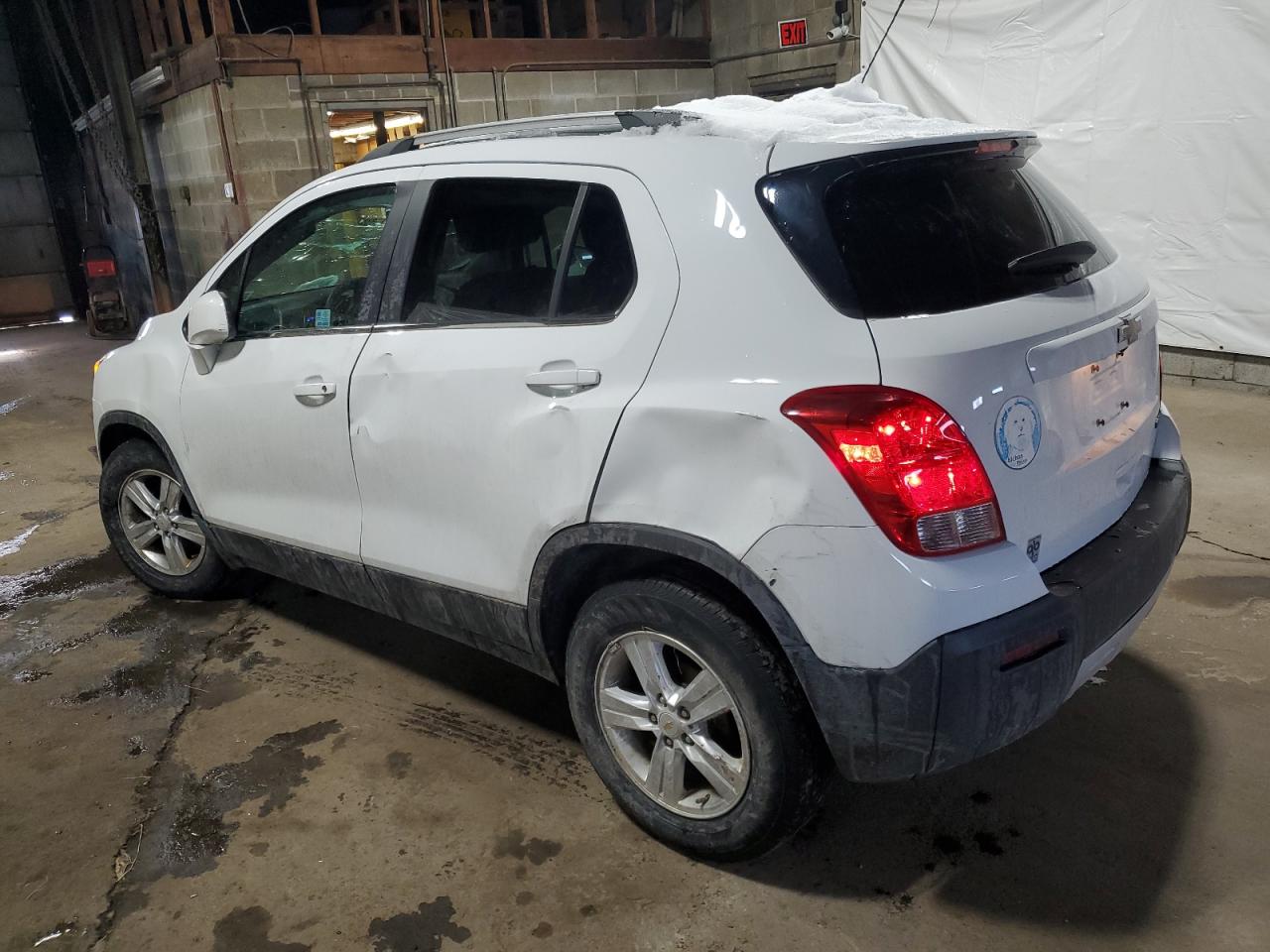 2016 Chevrolet Trax VIN KL7CJLSBXGB758000 Copart auction photo, all over damage thumbnail 2