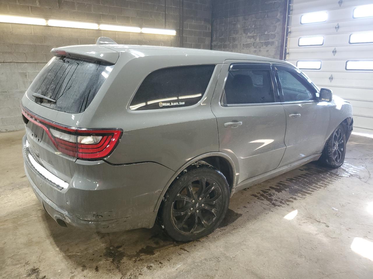 2020 Dodge Durango VIN 1C4RDJAG8LC309683 Copart auction photo, front end / rear end damage thumbnail 3