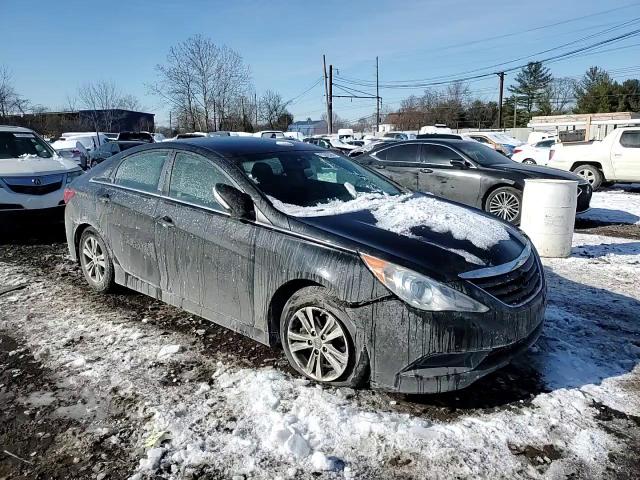 2014 Hyundai Sonata VIN 5NPEB4AC7EH947742 Copart auction photo, vandalism / front end damage thumbnail 11