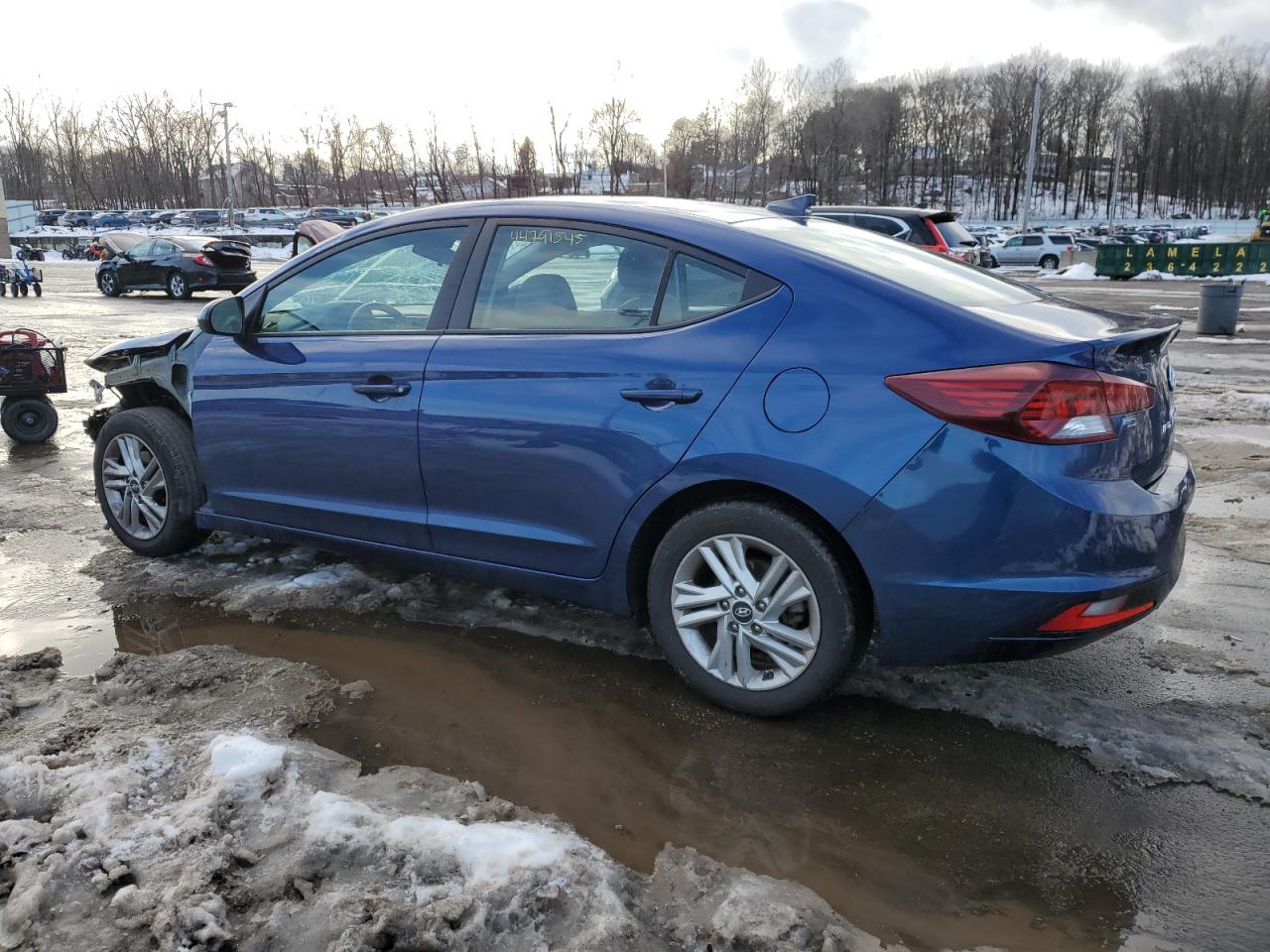 2020 Hyundai Elantra VIN 5NPD84LF4LH572648 Copart auction photo, front end / top/roof damage thumbnail 2