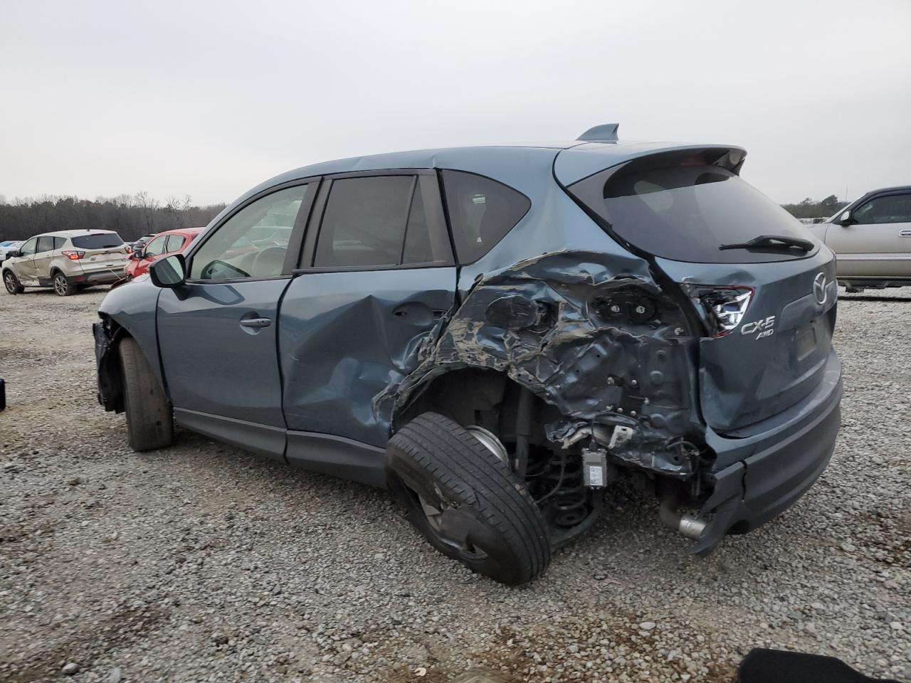 2015 Mazda CX-5 VIN JM3KE4CY1F0466796 Copart auction photo, all over damage thumbnail 2